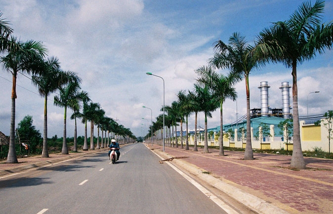 Hệ thống đường giao thông trong Khu công nghiệp Nhơn Trạch- Đồng Nai. (Ảnh: K.V) 