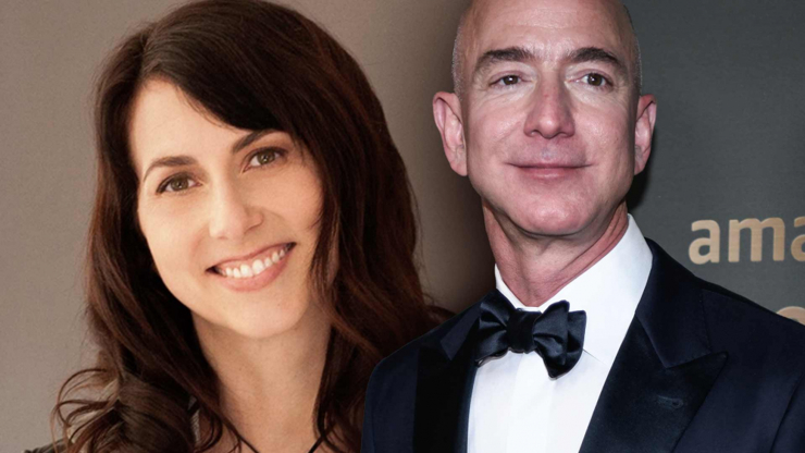 Tỷ phú Jeff Bezos, và vợ cũ MacKenzie Bezos là những người kiếm đậm nhất trong tuần qua. Ảnh: CNN