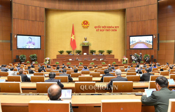 Toàn cảnh khai mạc Kỳ họp thứ 9, Quốc hội khóa XIV. Nguồn: QH