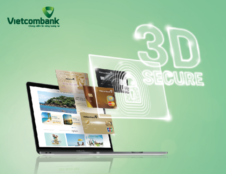 Với những ưu điểm vượt trội An toàn – Bảo mật – Thuận tiện, 3D-Secure đã được đông đảo chủ thẻ của Vietcombank đón nhận và sử dụng.