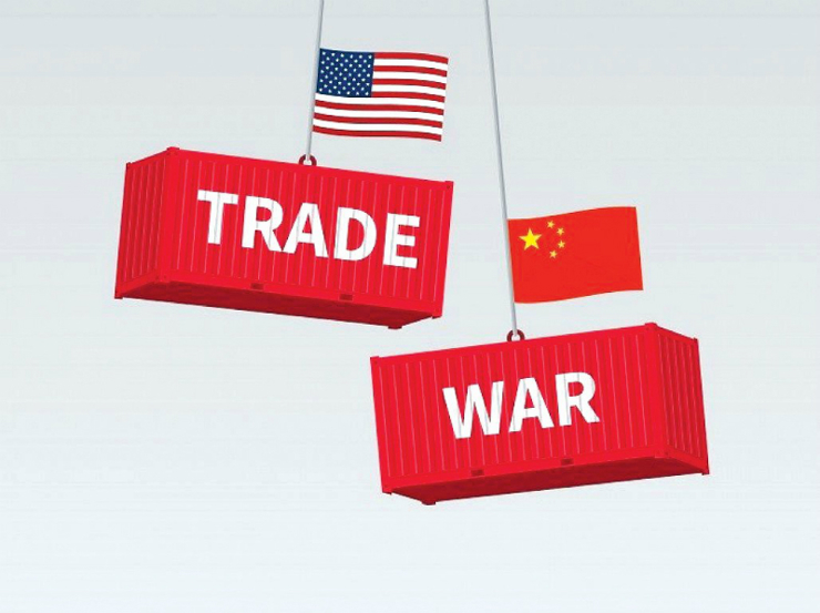 Cuộc chiến kinh tế giữa Mỹ và Trung Quốc đã làm sôi động thị trường tài chính. Nguồn: internet