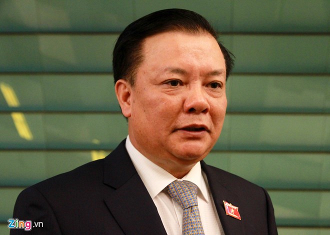 Bộ trưởng Tài chính Đinh Tiến Dũng.