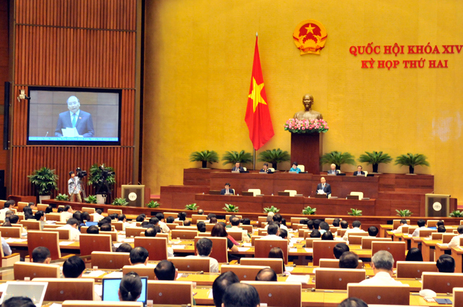 Quốc hội hoan nghênh sự nghiêm túc, cầu thị, trách nhiệm cao của tập thể Chính phủ, của Thủ tướng Chính phủ, các vị Bộ trưởng trong việc trả lời chất vấn. Nguồn: internet