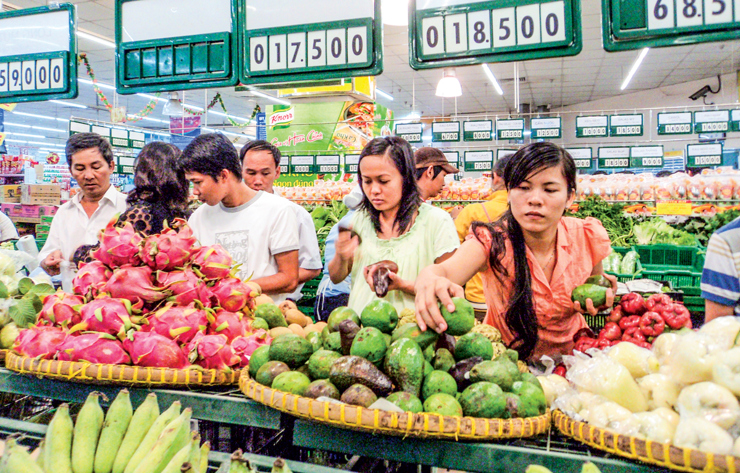 Theo các chuyên gia kinh tế,  hệ thống phân phối nông sản Việt hiện tồn tại quá nhiều khâu trung gian. Nguồn: internet