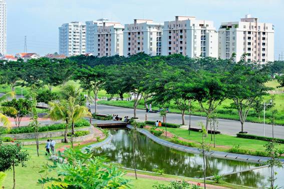 Gần đây, hàng loạt dự án gắn mác Công trình Xanh được nhiều chủ đầu tư quảng bá. Nguồn: internet