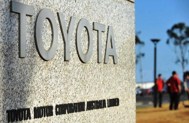  Biểu tượng hãng ôtô Toyota tại nhà máy sản xuất của hãng này ở Melbourne.