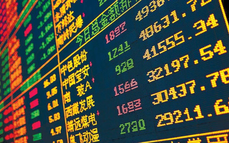 Ngày 2/8, thị trường chứng khoán Trung Quốc đã mất vị trí thứ hai vào tay Nhật Bản. Nguồn: internet
