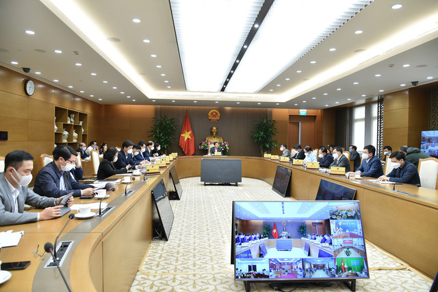 Phó Thủ tướng Lê Minh Khái, Trưởng Ban Chỉ đạo điều hành giá đã họp với một số bộ ngành, địa phương về công tác điều hành giá một số mặt hàng quan trọng, thiết yếu - Ảnh VGP/Quang Thương.
