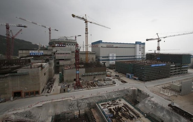 Nhà máy điện hạt nhân Taishan đang được xây dựng tại Taishan, tỉnh Quảng Đông, được vận hành bởi Công ty điện hạt nhân Quảng Đông. Nguồn: Reuters