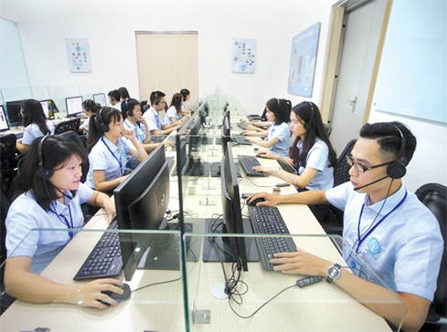 Trung tâm điều hành hệ thống công nghệ thông tin của BHXH Việt Nam. Nguồn: Internet