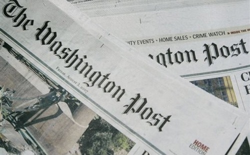 Washington Post đang phải vật lộn với khó khăn khi chuyển sang loại hình báo điện tử, còn số lượng báo in và quảng cáo sụt giảm. Nguồn: internet
