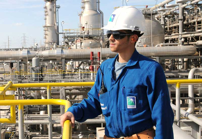 Nhân viên công ty dầu mỏ Ả rập Aramco. Nguồn: internet