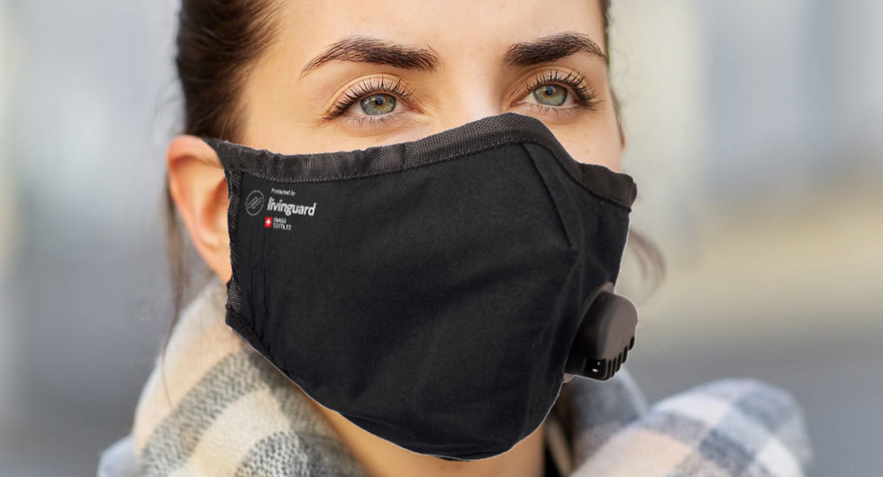 Khẩu trang Livinguard ba lớp có thể diệt virus và tái sử dụng 270 lần.