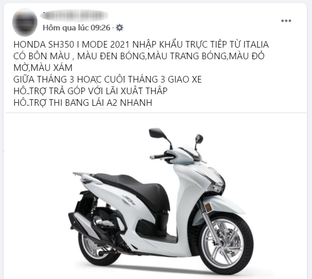 Honda SH mới có thể đổ bộ Việt Nam vào tháng 3 qua kênh nhập khẩu tư nhân.