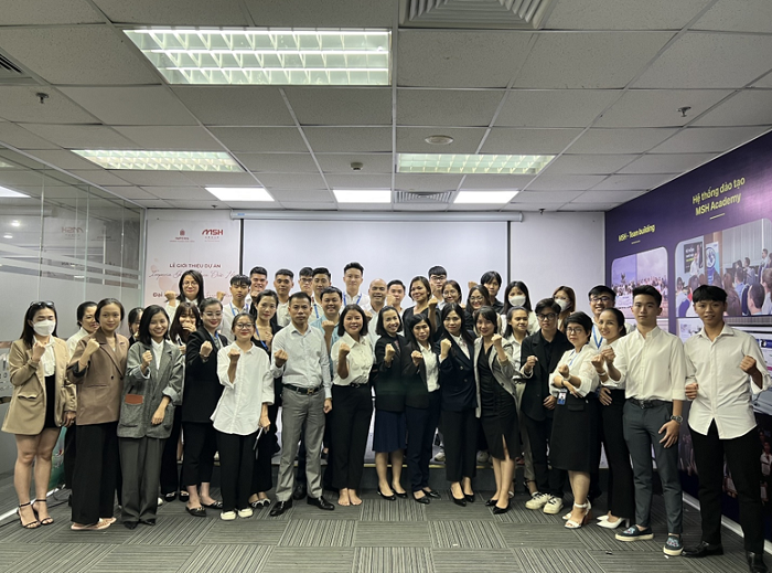 Một trong những buổi đào tạo BĐS thực chiến tại MSH Group.