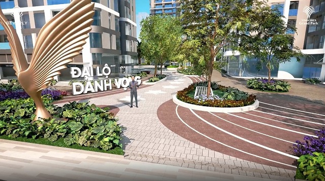 Phối cảnh đại lộ danh vọng - tiện ích nội khu: Ảnh: VHM