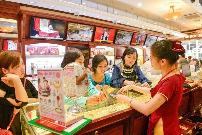 Thị trường vàng trong nước duy trì đà tăng (Ảnh minh hoạ)