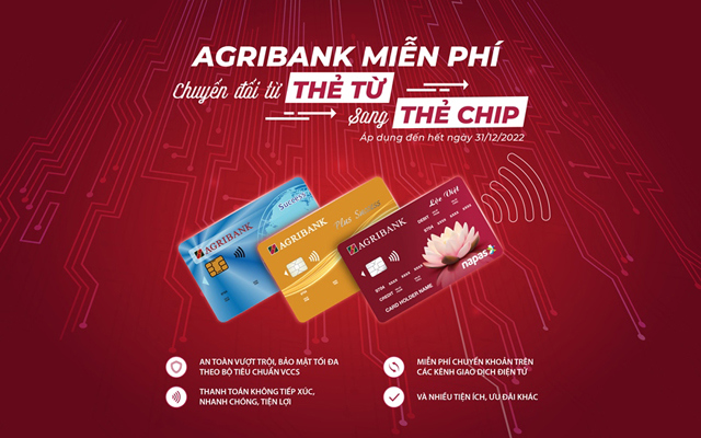 Agribank tiếp tục miễn phí chuyển đổi thẻ chip dành cho khách hàng - Ảnh 1