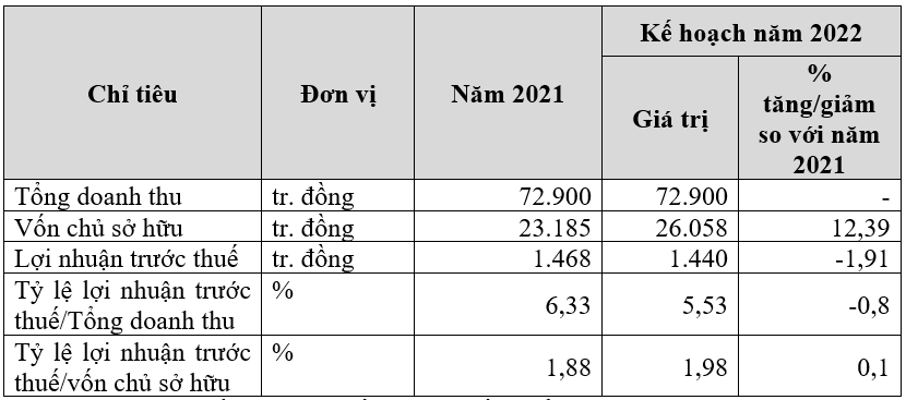 Nguồn: Nghị quyết Đại hội đồng cổ đ&ocirc;ng thường ni&ecirc;n năm 2022 của TODIMAX.